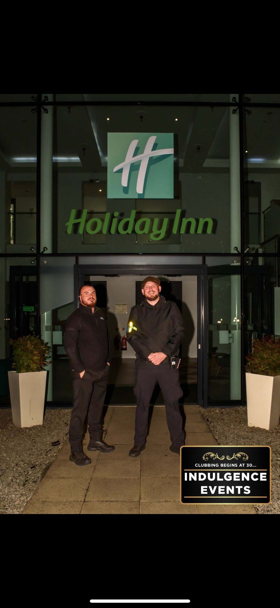 Whitehorse security support services at Holiday Inn providing professional front-of-building security across Kent