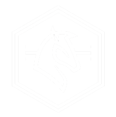 Whitehorse security support services logo white